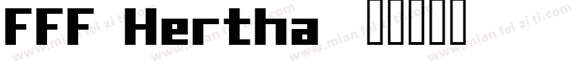 FFF Hertha字体转换